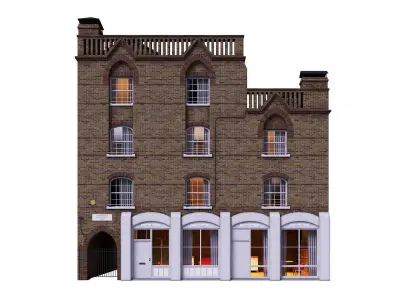 Building at old church st 45 London 3D model 3D model