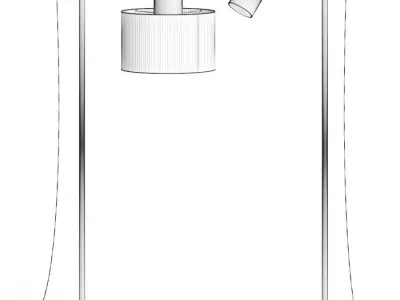 Estiluz Cyls Floor Lamps 3D model