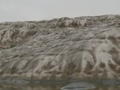 Landscape Canyon Cliff Terrain 115566 3D model