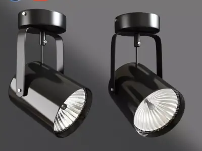 Edit Fletch Single Spotlight 3D model