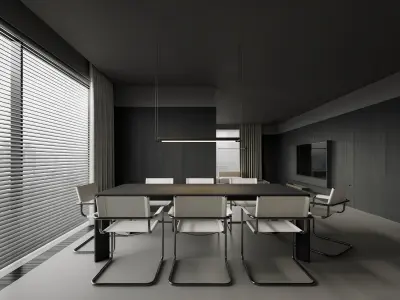 apartment interior scenes        3D model order