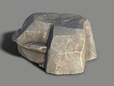 Mountain Rock 05 Low-poly 3D model