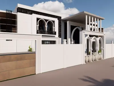 ARABIC RESIDENCE MASSIVE  3D model