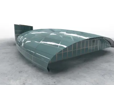 LOWS Hangar 7 Low-poly 3D model