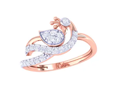  Women Ring MTL 3dm STL OBJ FBX Details 3D print model 31