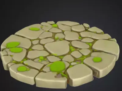 Cartoon Old Stone Texture