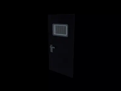 Metal door 3D model