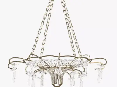 Chandelier 02 3D model