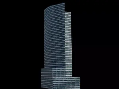 200 West Street - NYC Low-poly 3D model