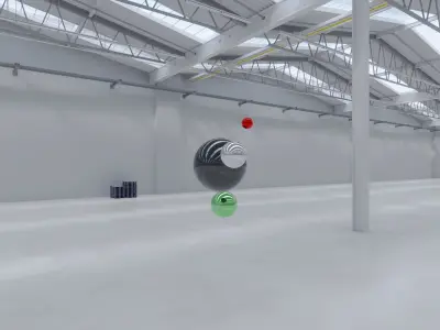 HDRI - Warehouse Interior 8b - 16384x8192 Texture