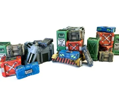 Space Station Hangar 3D print model