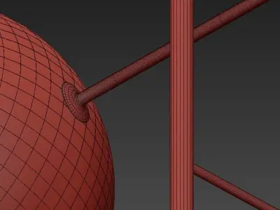 Gallotti Radice Bolle Tela Chandelier 3D model