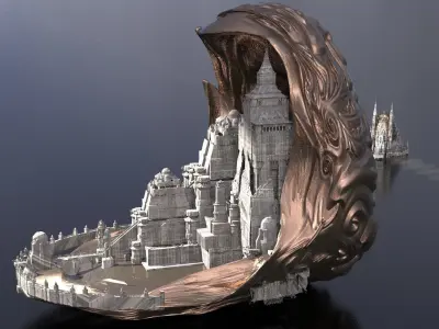 Easter Egg Hidden City 3 designs  3D model