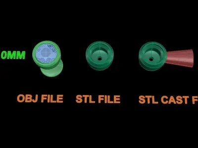 BEZEL BASKET 4MM EARRING 3D print model