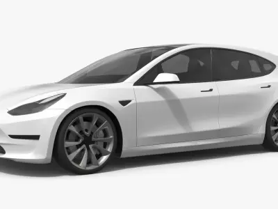  High-Performance Compact EV White 