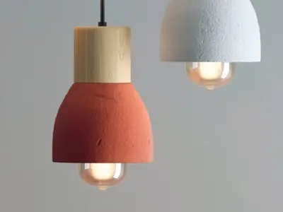 Hanging lamp LOFT HOUSE P-178 3D model