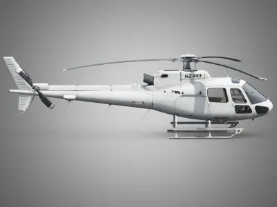  Eurocopter H125 Generic White 