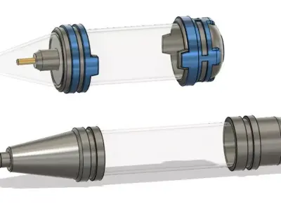 SUPER SOLDIER SERUM VIAL 3D print model