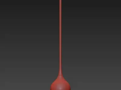 Wide Honey Gold 3D model