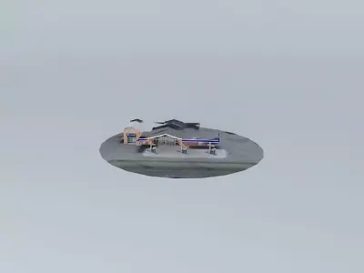 Fuel Retail station Kengarags Latvia Riga Maskavas street 349b Free 3D model