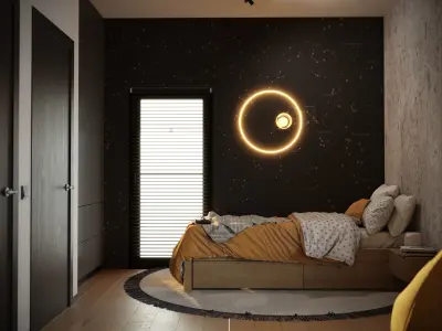 Bedroon Set Interior 3D model