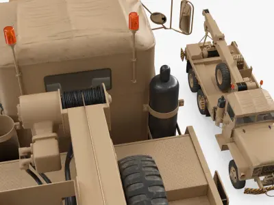  Heavy Wrecker Crane Beige Used Simplified 