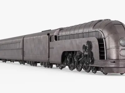  Steampunk Locomotive Chassis Gear Drive 