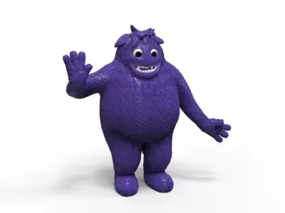 IF MOVIE CHARACTER   - BLUE -  STL 3D print model