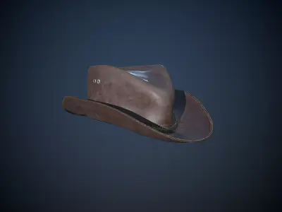 Realistic Western Cowboy Hat  3D model
