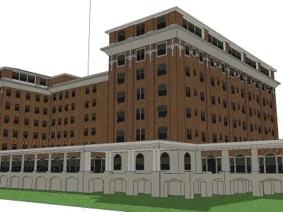 vacation spot-Resort-Fashion Leisure Hotel-0261 3D model