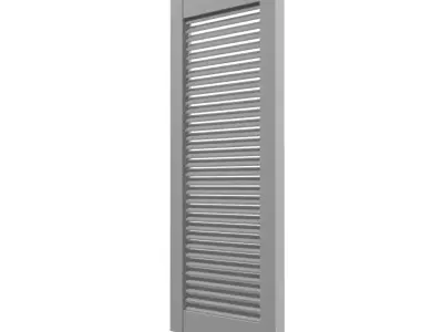 louver window persiana blind low poly Low-poly 3D model
