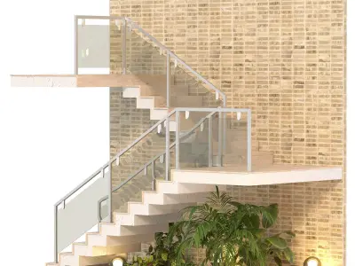 Staircase 09 3D model