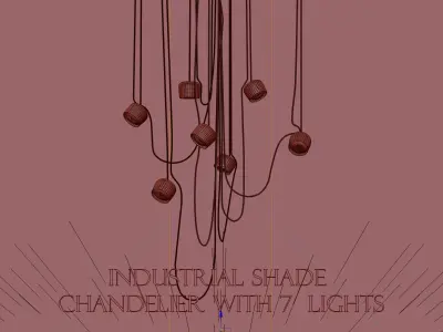 industrial shade lights 3D model