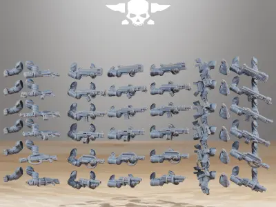 Vaskar Infantry Builder Kit  3D print model