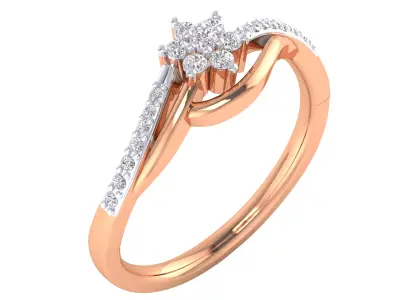 Women Ring Render 3dm STL MTL SLC JCD OBJ FBX Details 3D print model 54