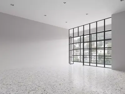 Empty interior 3D model