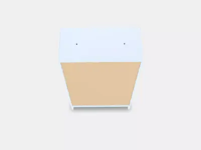 IDANAS Wardrobe 1 Low-poly 3D model