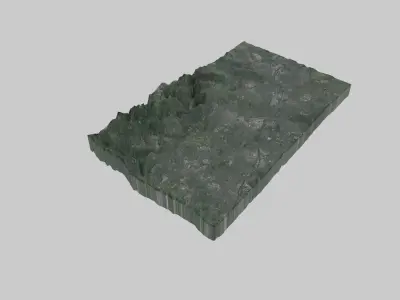 Essen City  Low-poly 3D model