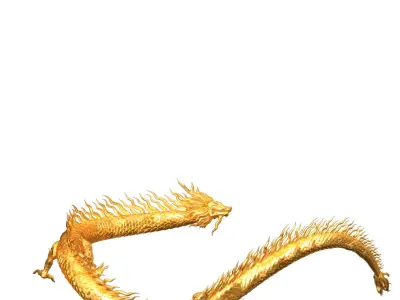  Gold Dragon rigged V2 