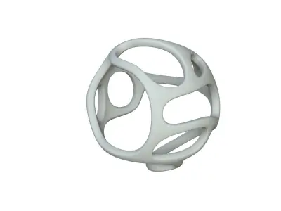 SciFi Cube Object No 23747 Low Poly Shape Texture