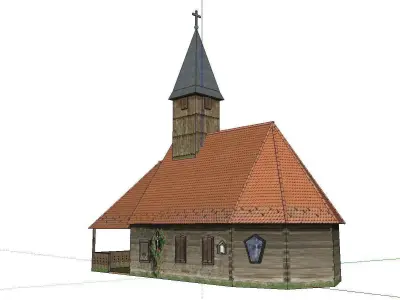 Architecture-Religion-God-Culture-Temple-049 church 3D model