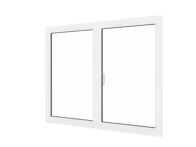White Window 17 3D model