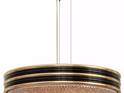 Euphoria Round Chandelier by Luxdeco 3D model