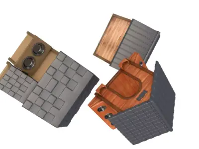 Dog House Collection 3D model