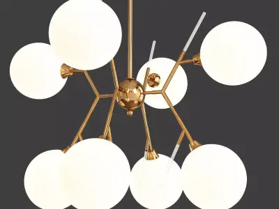 POLARES CHANDELIER Low-poly 3D model
