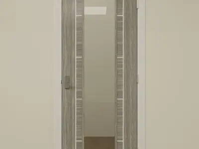 Vancouver Window Interior Door Set Low-poly 3D model