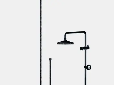 VOXNAN Head-handshower kit with diverter Low-poly 3D model