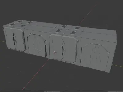 sci-fi set2 3D model