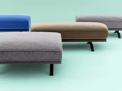 Slab Pouf 3D model