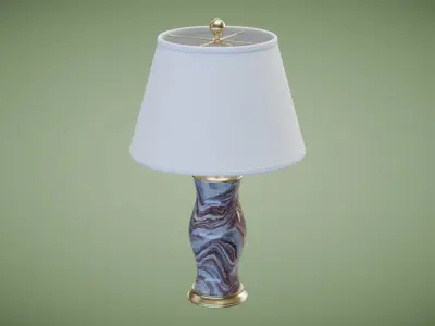Modern  Table Lamp Low-poly 3D model